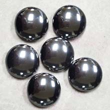 20MM ROUND CABOCHON HEMATITE(6PCS/BAG)